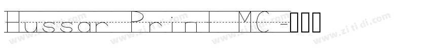 Hussar Print MC字体转换